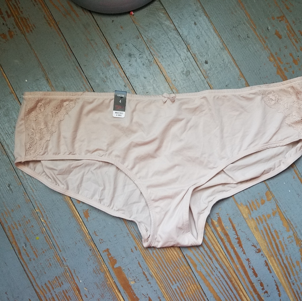 Torrid Cream Hipster Panties
